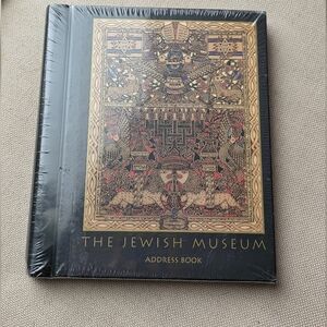 The Jewish Museum Souvenir Address Book 8.5"x7" New In Shrink Wrap